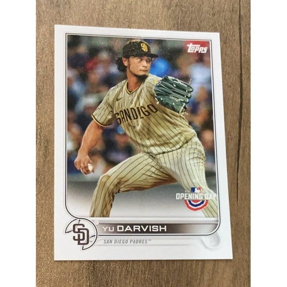 Topps 2022 Opening Day Yu Darvish San Diego Padres MLB Trading Cards