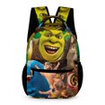 thumbnail image 1 of Movie Shrek Backpack School Student Book Bag Satchel Rucksack Adjustable Shoulders Daypack, 1 of 5