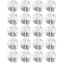 20 X Suction Cups Clear Plastic with Metal Hooks Window Decoration Cabinet Sucker Perfect for Hanging Christmas Decorations