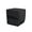Elite Black Polyester, variant on Covermates Square Fire Pit Cover - 24"W x 24"D x 18"H, 300D Polyester, All-Weather