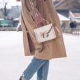 thumbnail image 7 of CuteStreet Handbags for Women Crossbody PU Leather Satchel Bags Over the Shoulder Removable Adjustable Bow, 7 of 7
