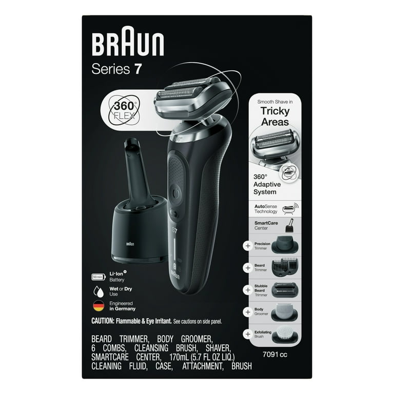 Free Shipping! Braun Series 7 7091cc Flex Electric Razor for Men