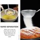 thumbnail image 3 of 3 UNIDS COCINA COCINA COCCIÓN FRY FRYETERS SKIMMERS Herramientas de acero inoxidable (Plata), 3 of 5