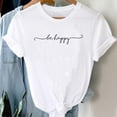 thumbnail image 2 of Ropa con letras Ins para mujer, camisetas de manga europea estampadas, camisetas de gran tamaño, ropa para mujer, 2 of 5