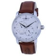 thumbnail image 1 of Zeppelin Z86621 Mens New Captains Line Leather Strap Automatic Watch, White, 1 of 2