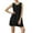 Black, variant on Womens Orange Knit Shift Dress Sleeveless Design Soft Fabric Relaxed Silhouette for Daily Leisure Black XXL