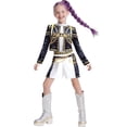 thumbnail image 2 of Girls Demon-me Hunters Dress Up,Rumi POP cazadora para niña CosDress up Disfraz Halloween Carnival Party Suit, Halloween Cos Dress Up Stage Disfraz Set for 3-36 Years, 2 of 8