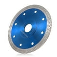 thumbnail image 3 of Gpoty Diamond Saw Blade Super Thin Diamond Saw Blade Diamond Blade Dry or Wet Cutting for Granite Marble Porcelain Tile(Blue-115mm), 3 of 11