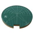 thumbnail image 2 of Drezz Round Cutting Mat Wooden Table Tennis Racket Rubber Cutting Platform Paste Tool Work Mat Ample Space Suitable for DIY Tool Collection Racket Crafting 15mm, 2 of 8