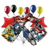 11 pc Transformers Optimus Prime Happy Birthday Balloon Bouquet Super Bumblebee