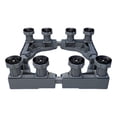 thumbnail image 3 of Adjustable Washing Machine Base Laundry Dryers Holder Washer Pedestal Fridge Undercarriage Stand Bracket for Washing Machine 8 Legs, 3 of 8