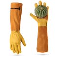 thumbnail image 1 of Guantes de jardinería WORKPRO de cuero largo resistentes a espinas, 1 of 9