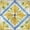 Light Green/Yellow, variant on Mi Alma Vintage Flower Green Yellow Tile Stickers - Removable Vinyl 4x4, 24 pcs