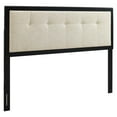 thumbnail image 2 of Modway Draper Tufted King Fabric and Wood Headboard in Black/Beige, 2 of 8