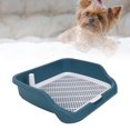 thumbnail image 1 of Pet Toilet Indoor Potty, Portable Pet Mesh Puppy Training Pad Holder Dog Litter Tray for Rabbit Dog Guinea Pig Small Animal, 1 of 7