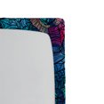 thumbnail image 3 of Ambesonne Colorful Fitted Sheet, Mosaic Shell Swirls, Twin Size, Pale Blue and Lilac Pink, 3 of 3