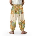 thumbnail image 5 of DISNIMO Hippie Butterfly Harem Pants for Girls Bloomer Harem Pants for Kids Harem Bloomers Long Pants Baggy Girl Sweatpants Size 13-16 Trousers Casual Girls Harem Bloomers Summer Fall Long Pants, 5 of 7