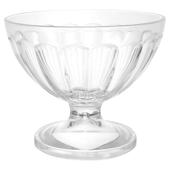 CIMAXIC Party Clear Acrylic Dessert Cup Transparent Ice Cream Cup Multipurpose Party Fruit Salad Bowl,3.94"X3.94"X3.35"