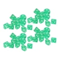thumbnail image 1 of 40 PCS Números Dados Juego de dados poliédricos de plástico de 10 lados para juegos de mesa Enseñanza Entretenimiento Verde, 1 of 14