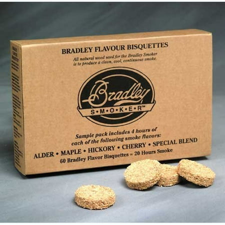 5 Flavor Bradley Smoker Bisquettes - Variety 60 Pack