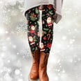thumbnail image 2 of adviicd Women's High Waist Christmas Ankle Length Seasonal Printed Leggings (Green, 3XL), 2 of 4
