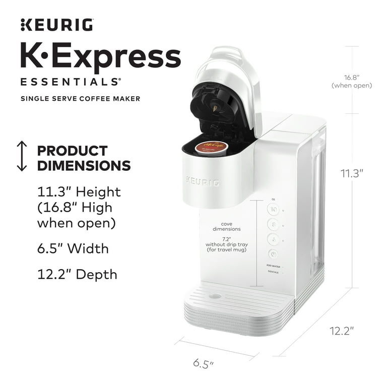 Black Single-Serve Coffee Maker with K-Cup Pod Compatibility - Keurig K-Express  195925529085