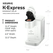 Keurig K-Express Essentials Cloud White Single-Serve K-Cup Pod Coffee Maker