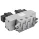 thumbnail image 5 of Válvula solenoide neumática de 3 posiciones y 5 vías, controlador eléctrico doble G1/8 pulg. K35D2H-6AC110V, 5 of 9