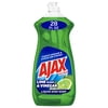 Ajax Ultra Liquid Dish Soap Vinegar and Lime Scent, Sparkling Clean Dishes, 28 oz Bottle