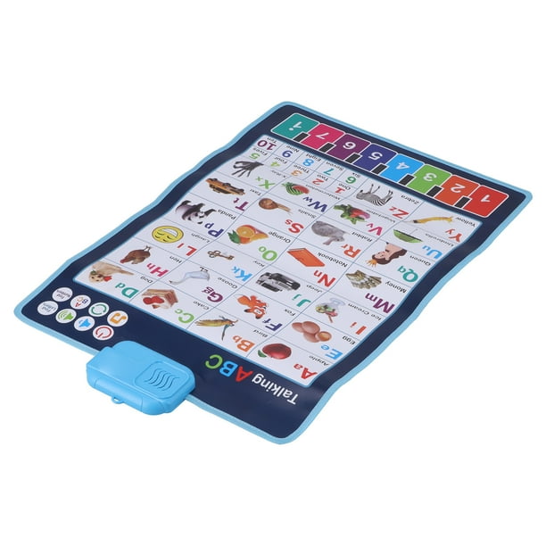Póster del alfabeto parlante, palabras del alfabeto inglés para niños, gráfico de pared del alfabeto interactivo, gráfico de pared del alfabeto electrónico, integración perfecta
