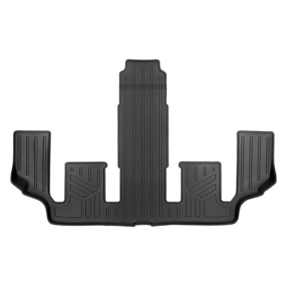 SMARTLINER Custom Fit 3rd Row Floor Mat Liners Compatible With 2020-2023 Mazda CX-9 with 2nd Row Bucket Seats no Center Console