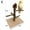 C, variant on Solid Wood Parrot Stand Training Bird Stand Parrot Toy Wooden Pole Ladder Game Small Pet Interactive Amusement Park Desktop