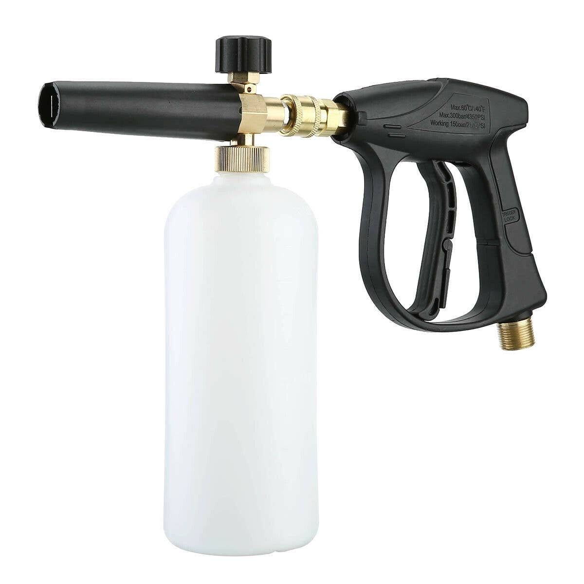 1/4" Car Snow Foam Washer Gun Soap Lance Cannon Spray Pressure Jet