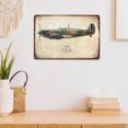 thumbnail image 3 of Hogar Resistente A La Intemperie Retro Chic Fighter Sign Hierro Pintura Pared Dibujo Plantillas Likrtyny Arte Deco, 3 of 9