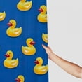 thumbnail image 3 of BCIIG Rubber Ducks Bathroom Decoration Set Polyester Cloth Fashion Shower Curtain with Hooks 36"x72, 3 of 7