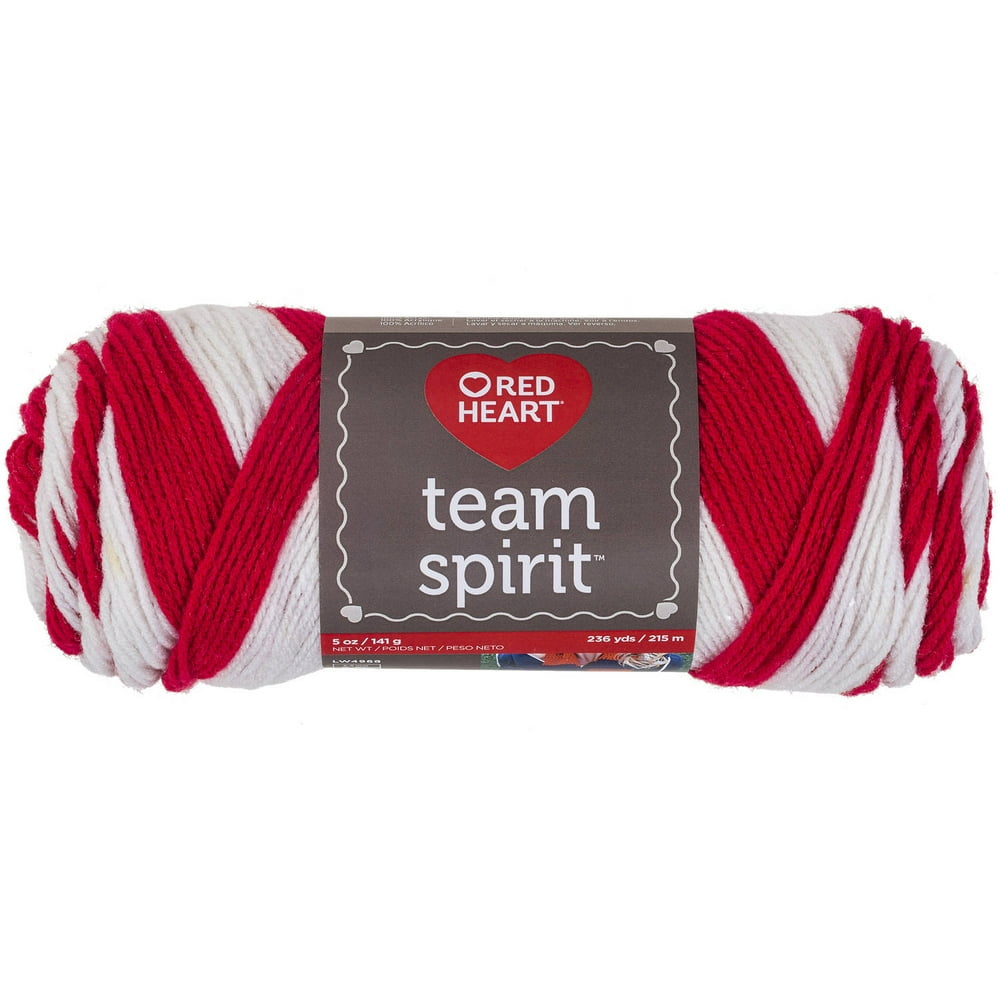Red Heart Team Spirit Yarn, Available in Multiple Colors