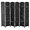 Black, variant on Brezey Room Divider, 3 Panel Folding Privacy Screen, 6FT Tall Portable Wicker Weave Partition Wall Divider for Bedroom, Home Office, Black