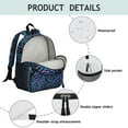 thumbnail image 4 of Dog Bones Backpack Backpack for School,Cute School Bag,Schoolbag with Adjustable Shoulder Straps & Padded Back,13.8"x11.4"x6", 4 of 6
