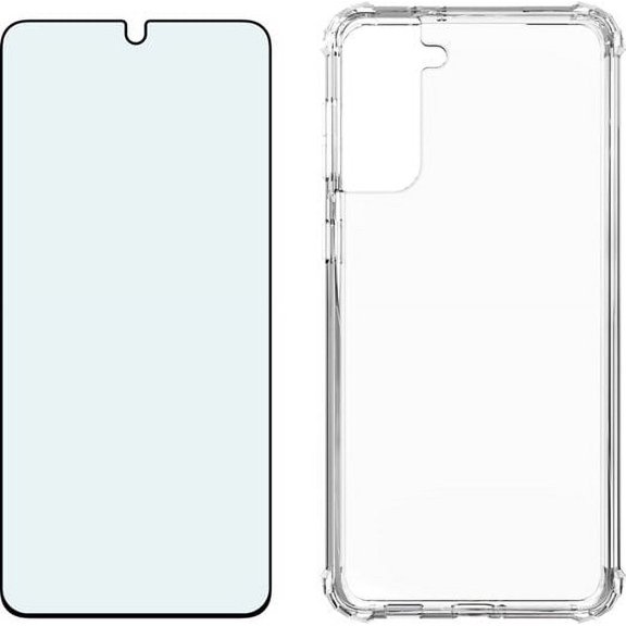 Verizon Clarity Case & Blue Light Screen Protector Bundle for Galaxy S21  5G