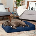 thumbnail image 3 of FurHaven Pet Products Quilted Full Support Orthopedic Sofa Pet Bed for Dogs & Cats - Navy, Large, 3 of 14