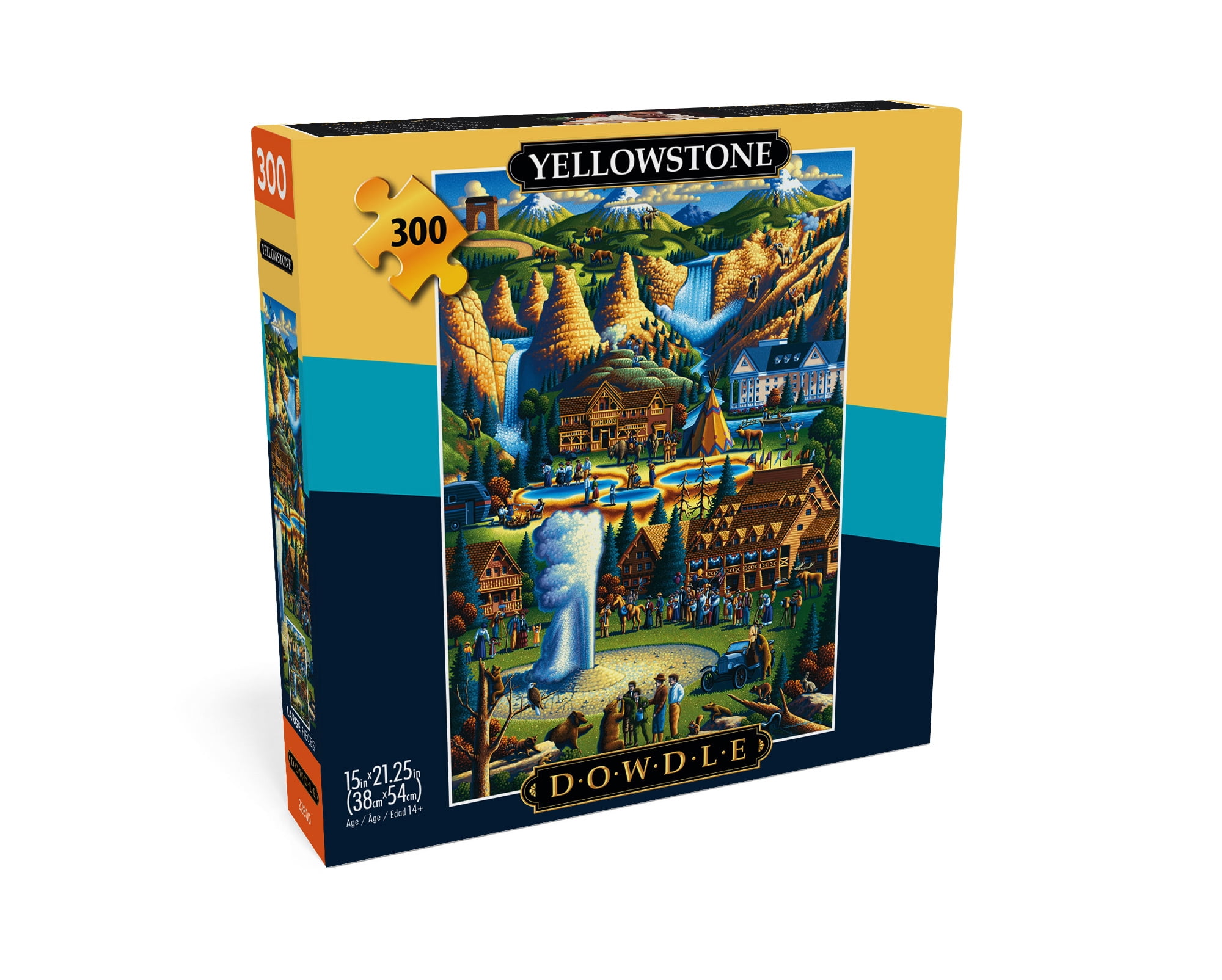 Buffalo Games 300-Piece Dowdle Yellowstone National Park Adult Interlocking Jigsaw Puzzle