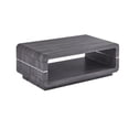 thumbnail image 2 of Contemporary 3pc Wood Coffee Table Set in Walnut Gray Wrap, 2 of 3