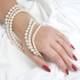 thumbnail image 2 of 1 Juego de cuentas blancas, perlas de imitación para hacer joyas, cuentas DIY, pulsera, collar, pendientes, cuentas, 2 of 5
