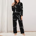 thumbnail image 2 of Fotbe Animal Bulldog Pattern Long Sleeve Pajama Set for Women,Sleepwear Set,2-piece Loungewear Set,Soft PJs Comfy Nightwear with Pockets -X-Large, 2 of 7
