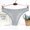 Gray, variant on Panties For Women Plus Size Underwear High Waist Leisure Tie Drop Waist Black 2XL