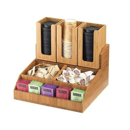 

Bamboo Condiment Organizer