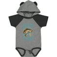 thumbnail image 3 of Inktastic Born to Fish Boys or Girls Baby Bodysuit, 3 of 5