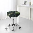 thumbnail image 7 of Round Bar Stool Seat Covers, Cute Saucerman With Big Eyes Elastic Round Chair Cover Stool Seat Slipcover Bar Stool Cushions Round Pad for 12-14 inch, 7 of 7