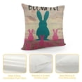 thumbnail image 4 of PHYHOO Pillow Covers Welcome Decor Cushion Cover Farmhouse Rabbit Spring Home Decorative Pillowcases , for Sofa Couch Patio, 4 of 5
