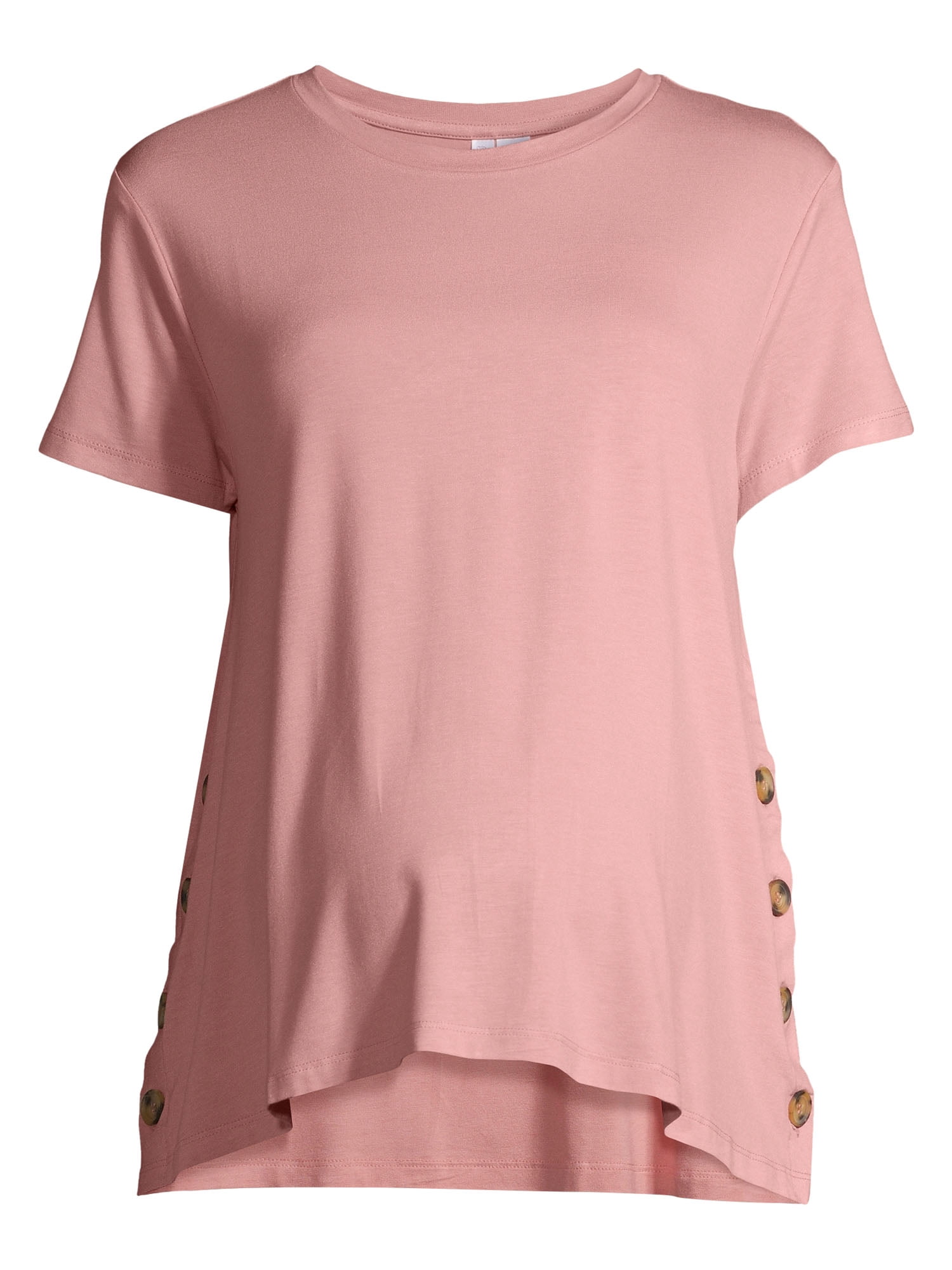 Planet Motherhood Maternity Women's Nursing T-Shirt with Side Buttons